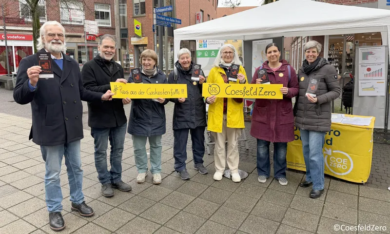 Infostand von CoesfeldZero bei der Aktionswoche 
